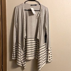 Striped cardigan